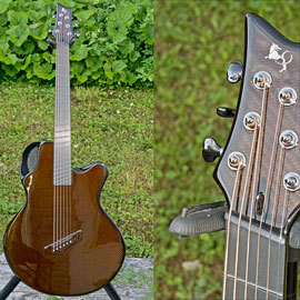 2019 Emerald X30 Jumbo Baritone Multiscale, Carbon Fibre. Tuned AEADEA.